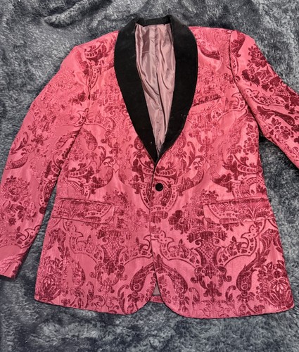 Men burgundy jacquard - men's,