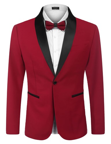 Nwt coofandy men red - coofandy, tuxedo