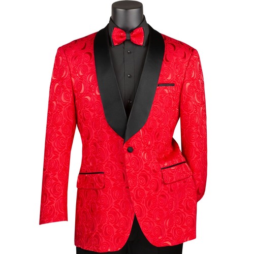 Vinci men red floral - vinci,