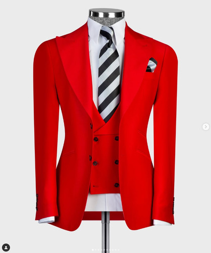 Peak lapel men suit formal - peak,