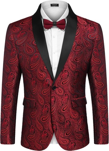 Mens floral paisley - paisley, tuxedo