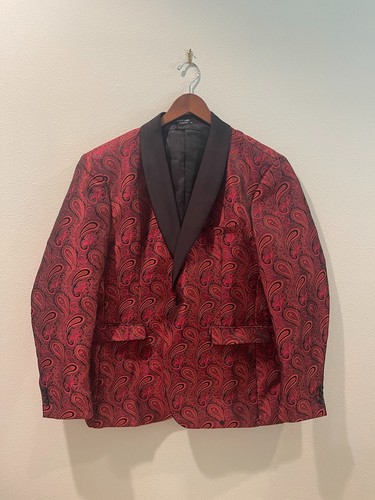 Mens suit jacket coofandy red - mens,